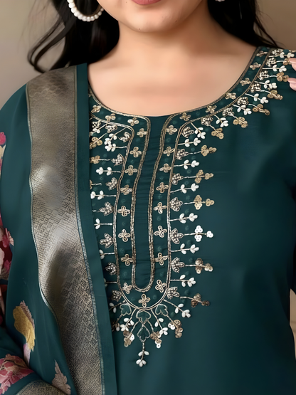 Women's Ethnic Kurta Set with Dupatta for Daily & Festive Wear