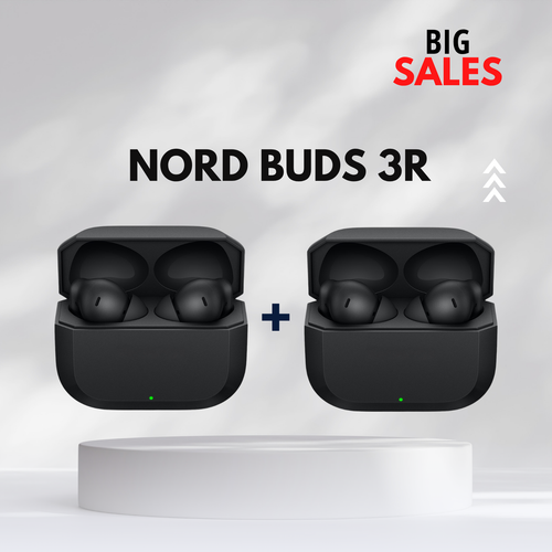 2 Nord Buds 3r TWS Earbuds up to 54 Hours Playback, 2-mic Clear Calls, 3D Spatial Audio