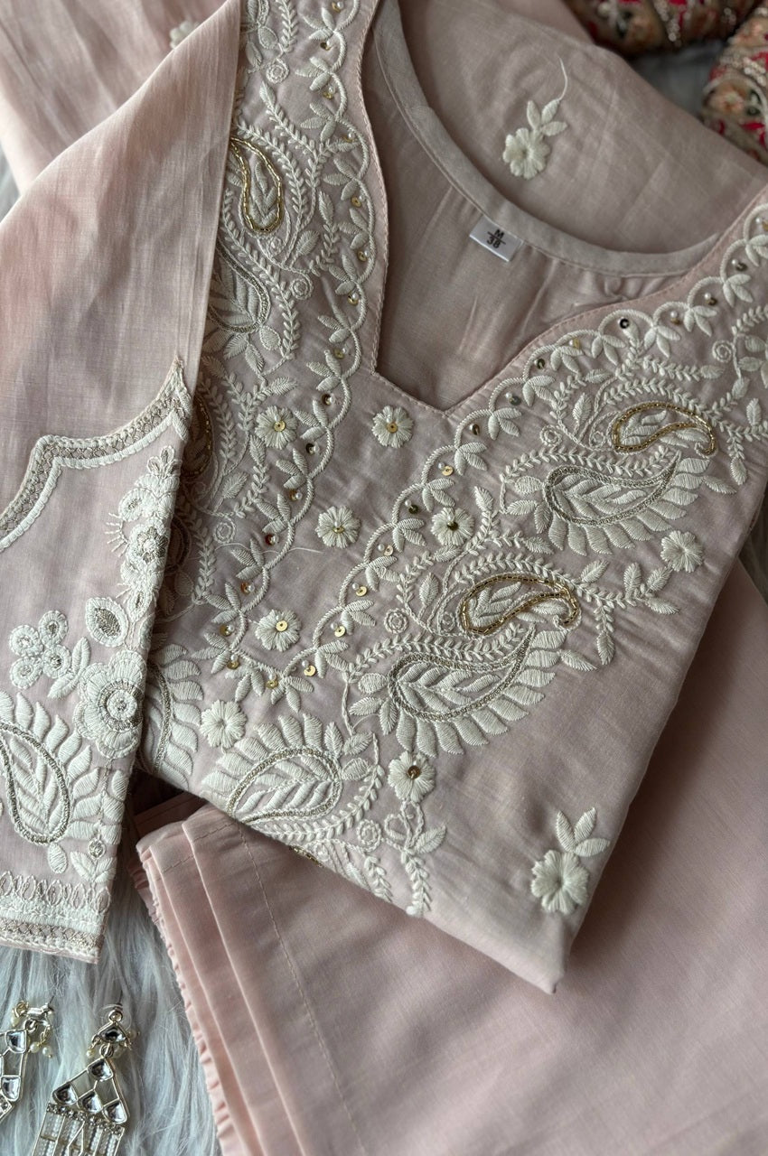 Syria Color Pure Mul Cotton Suit Set