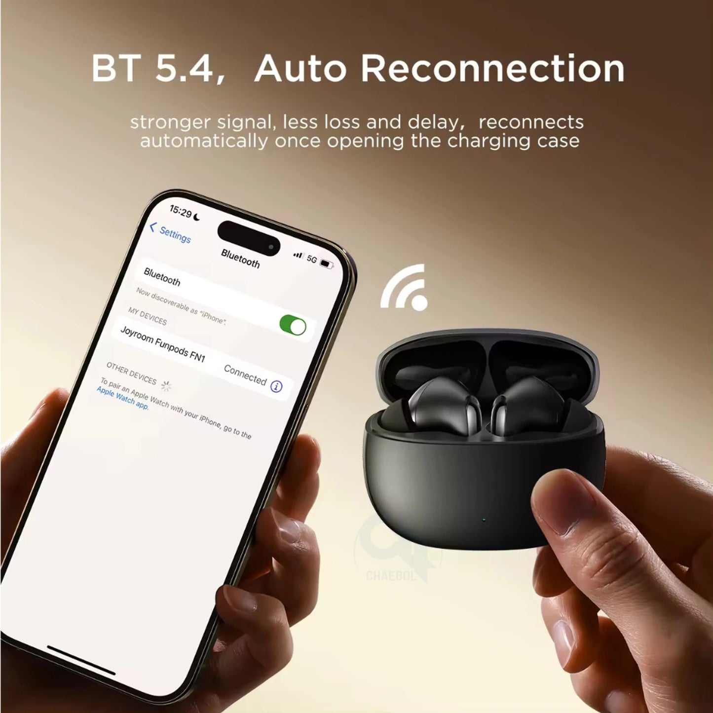 Wireless Bluetooth Earbuds with ENC Noise Cancellation, HD Sound, Touch Control & Fast Charging Case