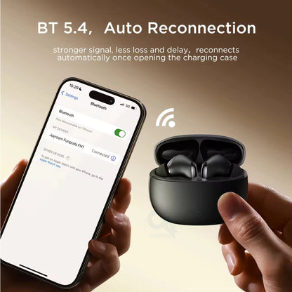 Wireless Bluetooth Earbuds with ENC Noise Cancellation, HD Sound, Touch Control & Fast Charging Case